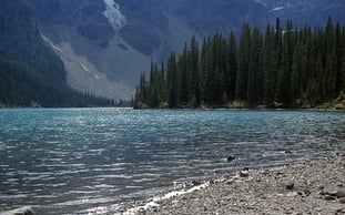 Moutain Lake Alberta by Riex